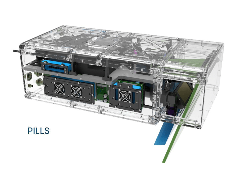 bathymetric lidar module - Arete PILLS